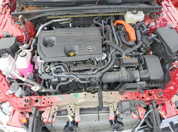 JTDACAAJ7S3019476 2025 TOYOTA CROWN Red Widok komory silnika