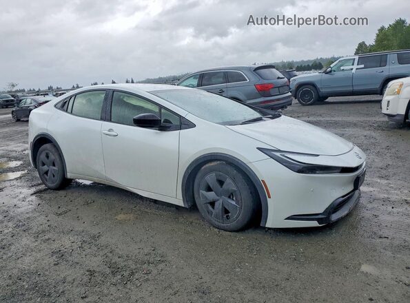 JTDACAAU0R3025849 2024 TOYOTA PRIUS White Delantero derecho