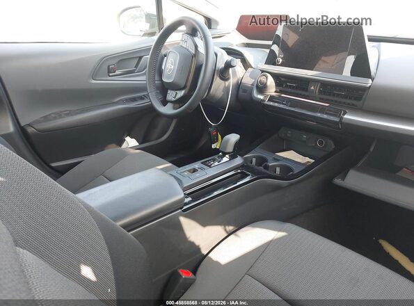 JTDACAAU0T3079479 2026 TOYOTA PRIUS Black Vista interior delantera