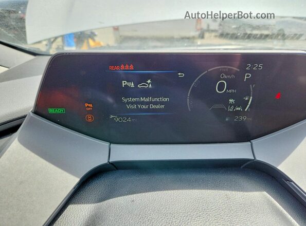 JTDACAAU0T3080194 2026 TOYOTA PRIUS White Vista del cuadro de instrumentos