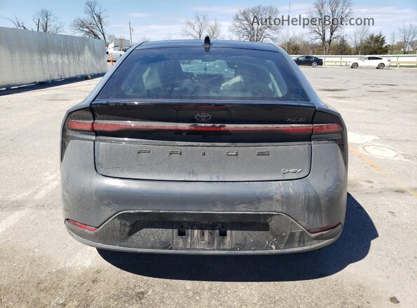 JTDACAAU1P3014033 2023 TOYOTA PRIUS Gray Հետևի տեսք