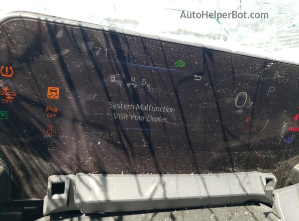 JTDACAAU1P3014033 2023 TOYOTA PRIUS Gray Սարքավորումների վահանակի տեսք