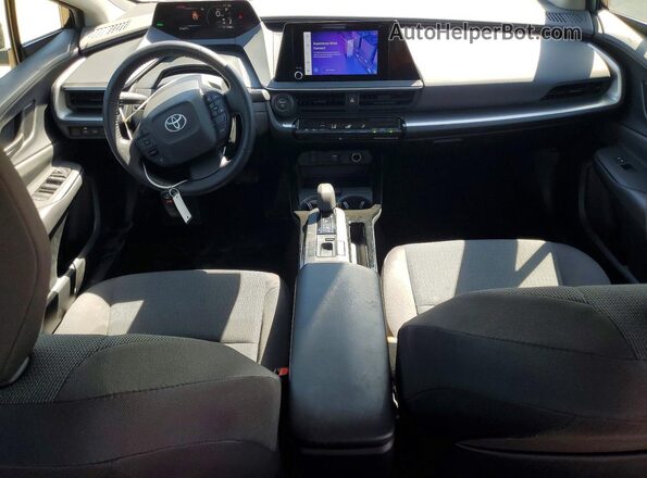 JTDACAAU2R3025965 2024 TOYOTA PRIUS Black Dashboard view