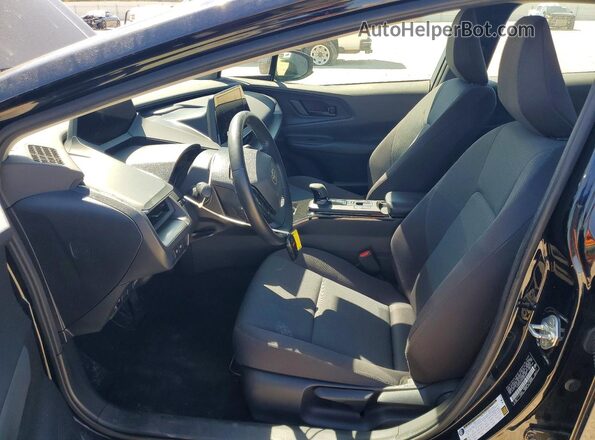 JTDACAAU2R3025965 2024 TOYOTA PRIUS Black Front interior view