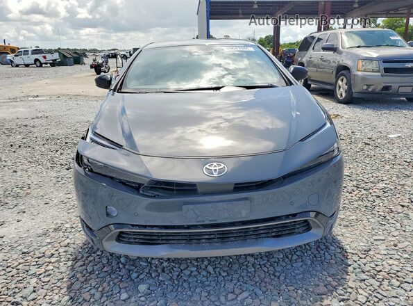 JTDACAAU4R3035669 2024 TOYOTA PRIUS Gray Front view
