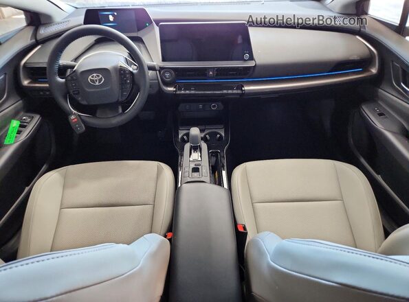 JTDACAAU4T3069652 2026 TOYOTA PRIUS Black Widok deski rozdzielczej
