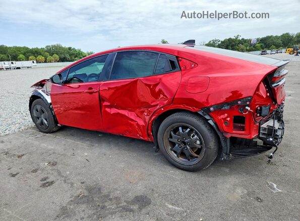 JTDACAAU4T3070851 2026 TOYOTA PRIUS Red უკანა მარცხენა