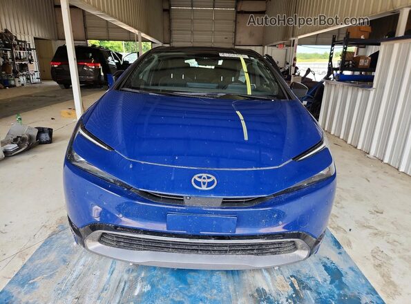 JTDACAAU5S3055015 2025 TOYOTA PRIUS Blue Widok z przodu