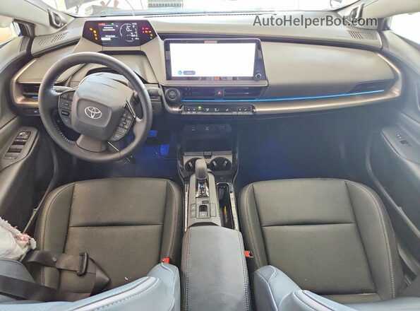 JTDACAAU5S3055015 2025 TOYOTA PRIUS Blue Widok deski rozdzielczej