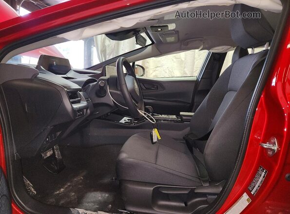 JTDACAAU5T3080031 2026 TOYOTA PRIUS Red Вид салону спереду