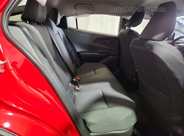 JTDACAAU5T3080031 2026 TOYOTA PRIUS Red Вид задніх сидінь