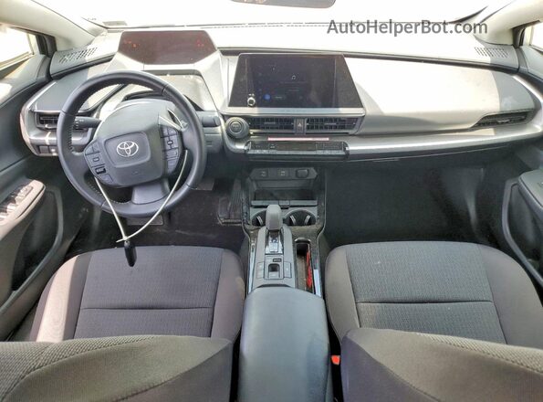 JTDACAAU6R3029081 2024 TOYOTA PRIUS Silver Widok deski rozdzielczej