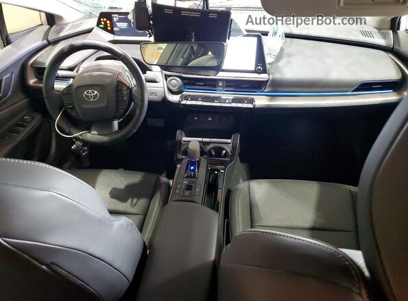 JTDACAAU6R3035754 2024 TOYOTA PRIUS White Widok deski rozdzielczej