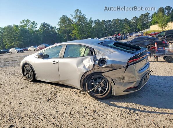 JTDACAAU6R3045524 2024 TOYOTA PRIUS Silver Rear left