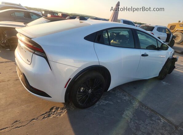 JTDACAAU6S3060482 2025 TOYOTA PRIUS White Հետևի աջ