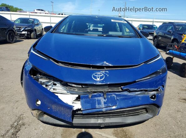 JTDACAAU6S3064421 2025 TOYOTA PRIUS Blue Widok z przodu