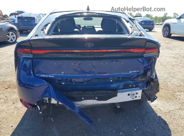 JTDACAAU6S3064421 2025 TOYOTA PRIUS Blue Widok z tyłu