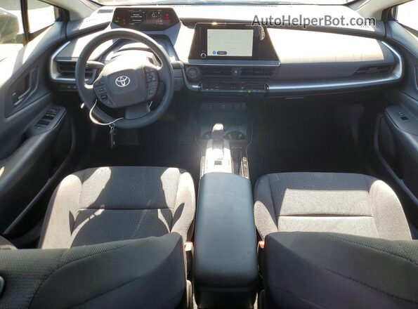 JTDACAAU6S3064421 2025 TOYOTA PRIUS Blue Widok deski rozdzielczej