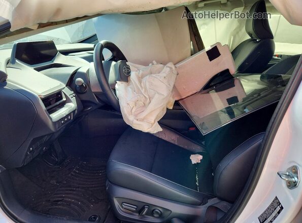 JTDACAAU6T3071239 2026 TOYOTA PRIUS White Widok wnętrza z przodu