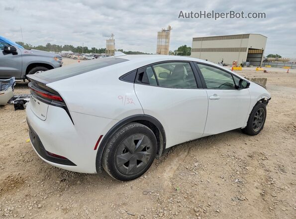 JTDACAAU7S3063004 2025 TOYOTA PRIUS White უკანა მარჯვენა