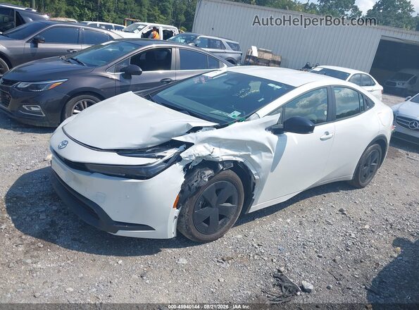 JTDACAAU7T3075736 2026 TOYOTA PRIUS White Передня ліва чверть