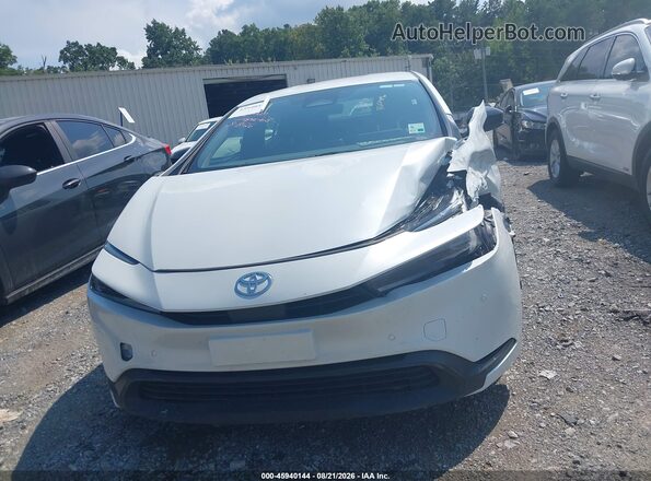 JTDACAAU7T3075736 2026 TOYOTA PRIUS White Вид щитка приладів