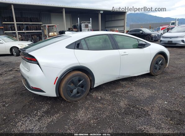 JTDACAAU8R3038736 2024 TOYOTA PRIUS Белый Задняя правая четверть