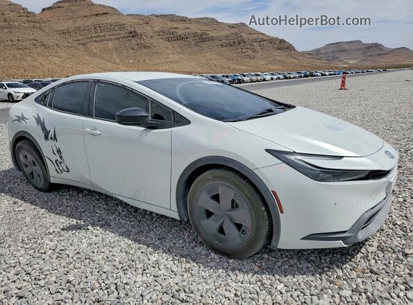 JTDACAAU9P3013440 2023 TOYOTA PRIUS Белый Передняя правая четверть