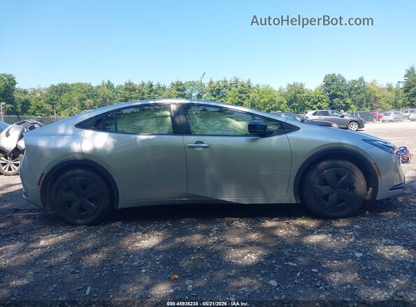 JTDACAAU9S3062789 2025 TOYOTA PRIUS Серебряный Вид задней части салона
