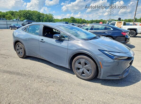 JTDACAAUXS3050313 2025 TOYOTA PRIUS Gray Przód prawy