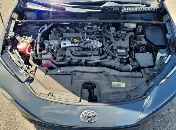 JTDACAAUXS3050313 2025 TOYOTA PRIUS Gray Widok wnętrza z tyłu