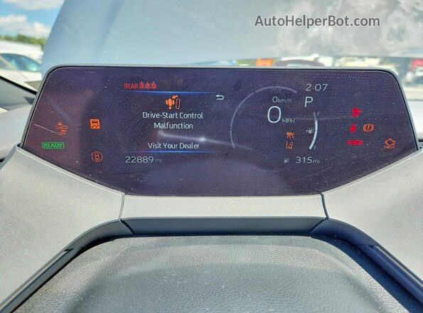 JTDACAAUXS3050313 2025 TOYOTA PRIUS Gray Widok zestawu wskaźników