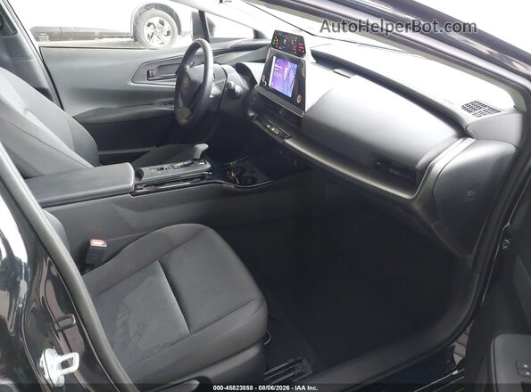 JTDACAAUXS3052398 2025 TOYOTA PRIUS Черный Вид салона спереди