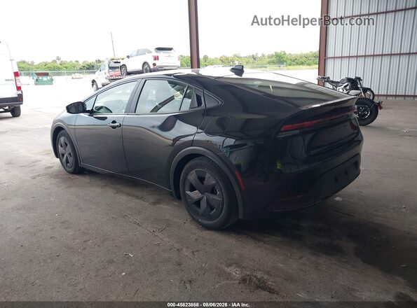 JTDACAAUXS3052398 2025 TOYOTA PRIUS Черный Задняя левая четверть