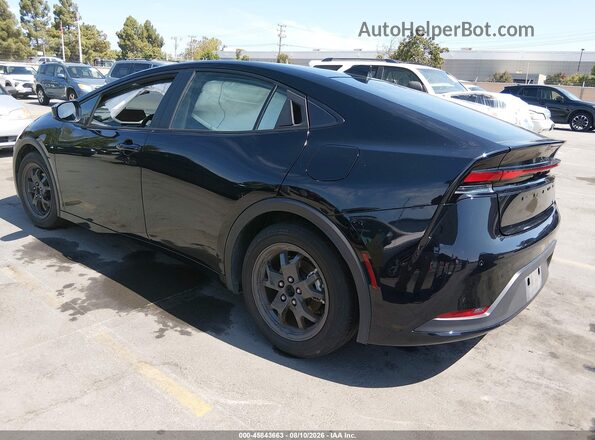 JTDACAAUXS3059058 2025 TOYOTA PRIUS Black Հետևի ձախ