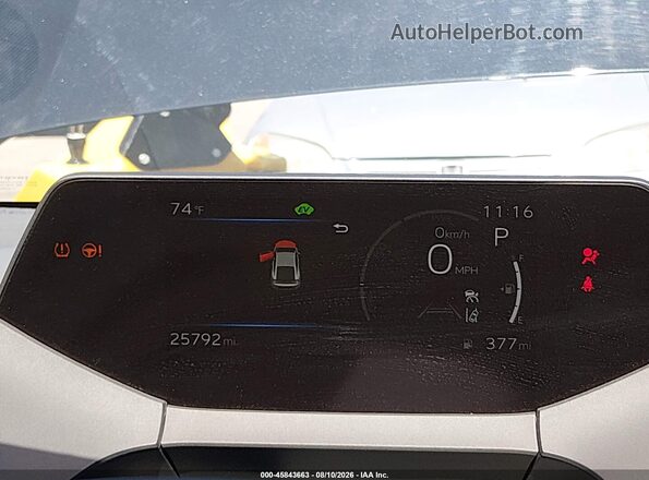JTDACAAUXS3059058 2025 TOYOTA PRIUS Black Հետևի նստատեղերի տեսք