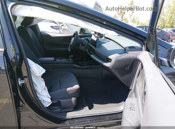 JTDACAAUXS3059058 2025 TOYOTA PRIUS Black Սալոնի դիմացի տեսք