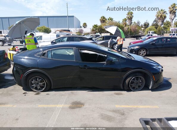 JTDACAAUXS3059058 2025 TOYOTA PRIUS Black Սալոնի հետևի տեսք