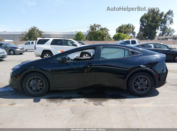 JTDACAAUXS3059058 2025 TOYOTA PRIUS Black Սալոնի 360 աստիճան տեսք