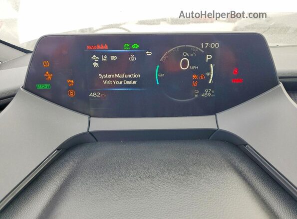 JTDACACU0T3072111 2026 TOYOTA PRIUS Silver Widok zestawu wskaźników