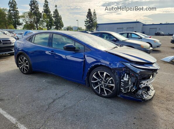 JTDACACU2R3013361 2024 TOYOTA PRIUS Blue წინა მარჯვენა