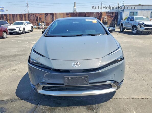 JTDACACU2R3029379 2024 TOYOTA PRIUS Gray Front view