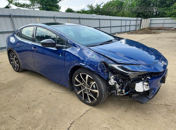 JTDACACU4R3017475 2024 TOYOTA PRIUS Blue Delantero derecho
