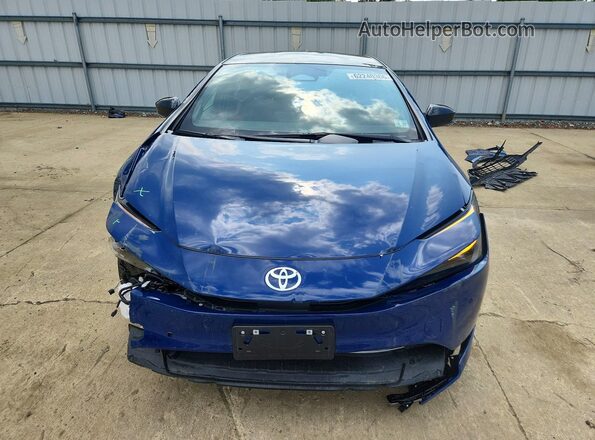 JTDACACU4R3017475 2024 TOYOTA PRIUS Blue Vista frontal