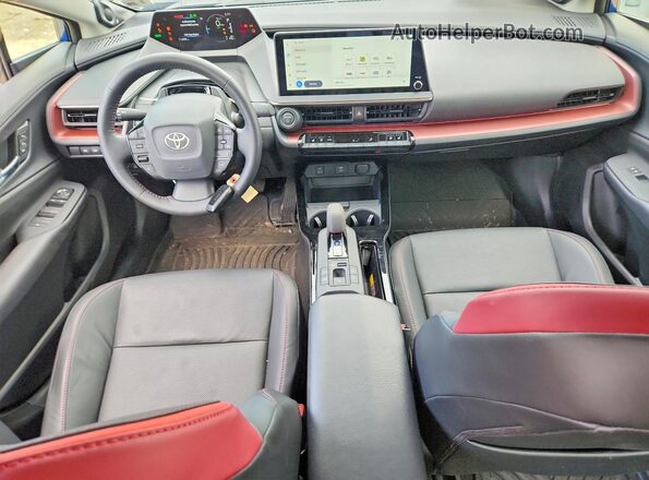 JTDACACU4R3017475 2024 TOYOTA PRIUS Blue Vista del salpicadero