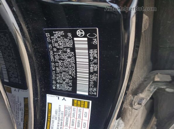 JTDACACU6P3006734 2023 TOYOTA PRIUS Black Շարժիչի բաժամունքի տեսք