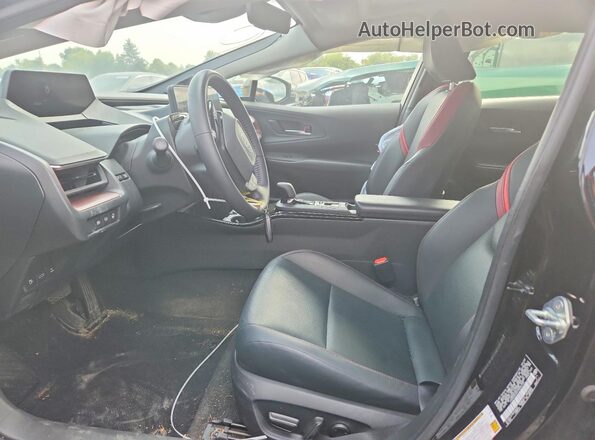 JTDACACU6P3006734 2023 TOYOTA PRIUS Black Սալոնի դիմացի տեսք