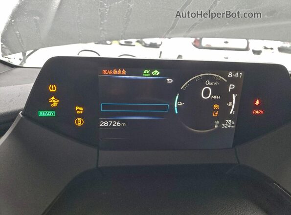 JTDACACU6R3025125 2024 TOYOTA PRIUS Silver Widok zestawu wskaźników