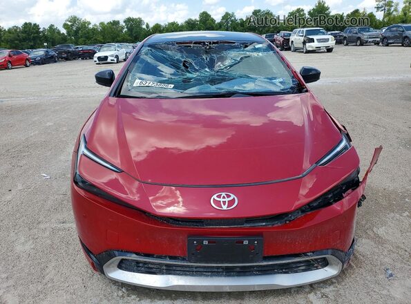 JTDACACU6R3027151 2024 TOYOTA PRIUS Red Vista frontal