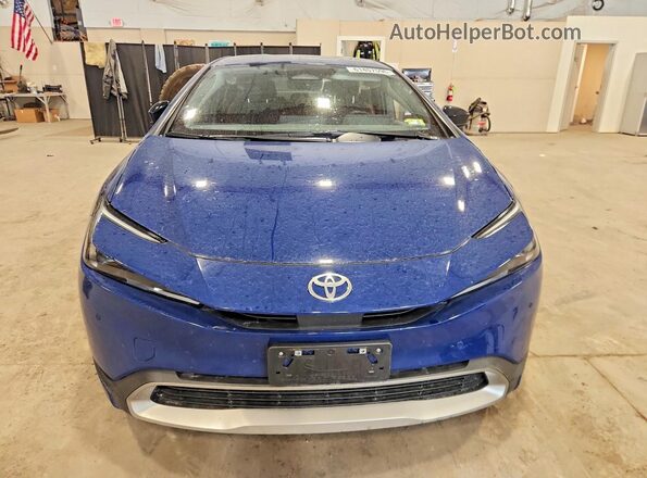 JTDACACU7R3025957 2024 TOYOTA PRIUS Blue Vista frontal